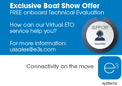 EXCLUSIVE OFFER DURING PALM BEACH INTERNATIONAL BOAT SHOW FROM E3 SYSTEMS