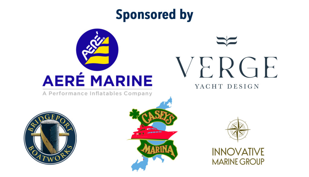 Sponsors - AERE, Verge, Bridgeport Boatworks, Casey's marina, innovative marine group