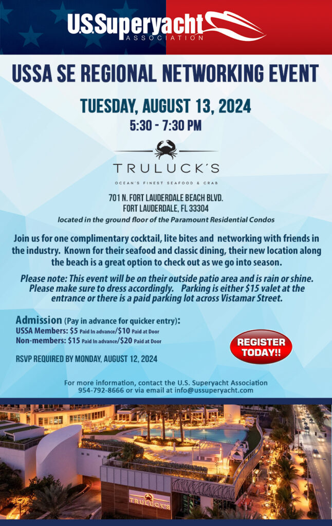 Flyer for SE Regional Event at Truluck's 